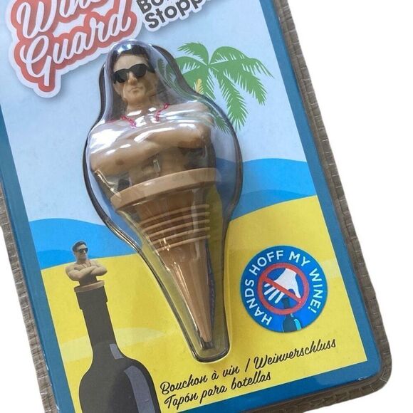 NWT Wine Guard Bottle Stopper Lifeguard Beach Theme Gift Item Stocking Stuffer - Picture 3 of 4